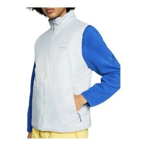 Rains puffy unisex Fuse vest‎ in sky NWT